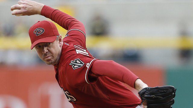 Arizona Diamondbacks relief pitcher Brad Ziegler. (AP Photo/Keith Srakocic)