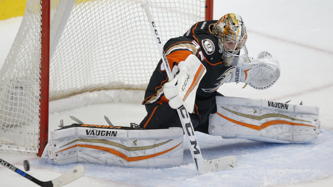 Ducks' John Gibson named rookie of the month for December