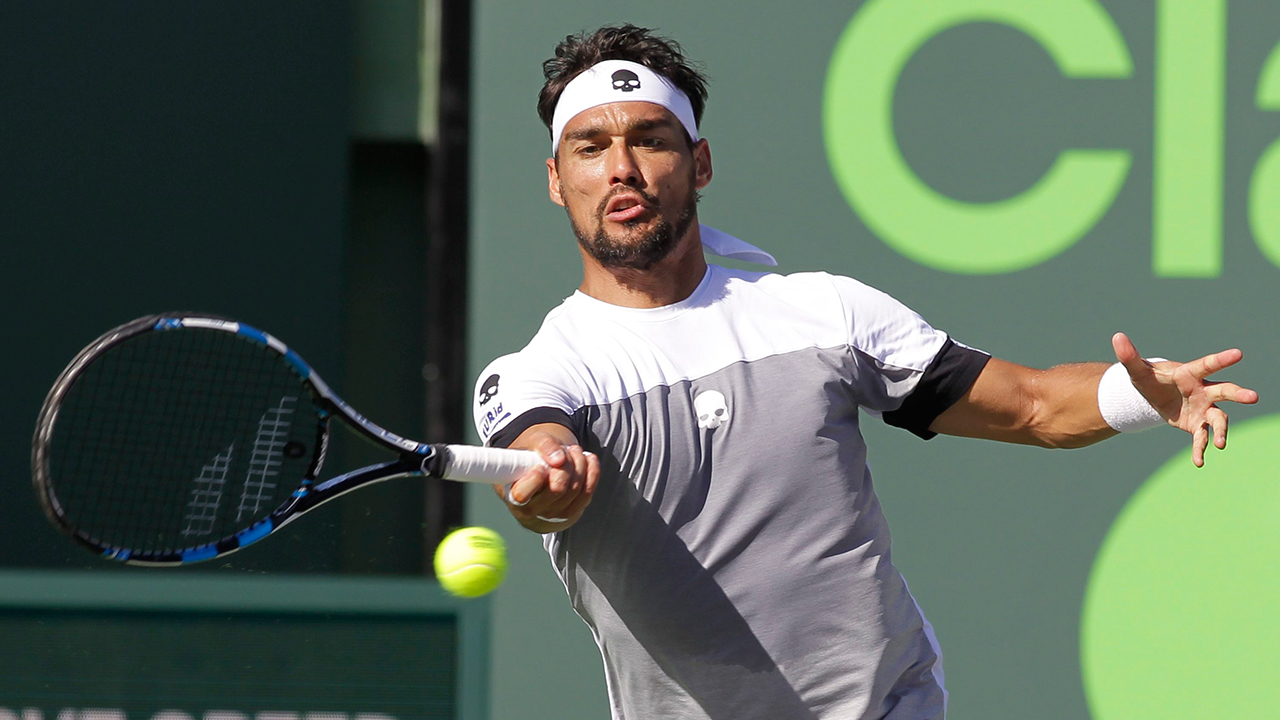 Fognini wins to set up meeting with Murray in Rome