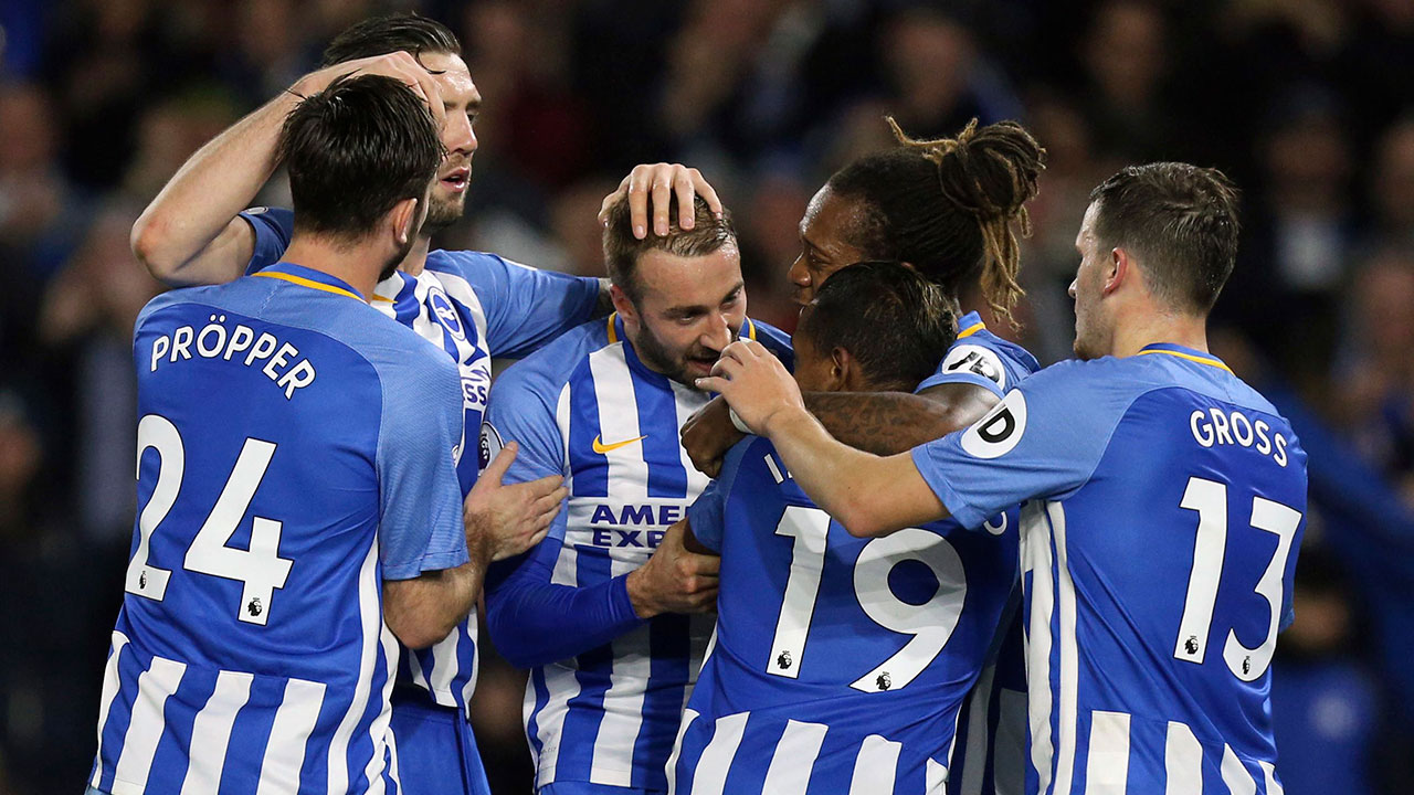 Brighton draws with Stoke, extends unbeaten run to five matches