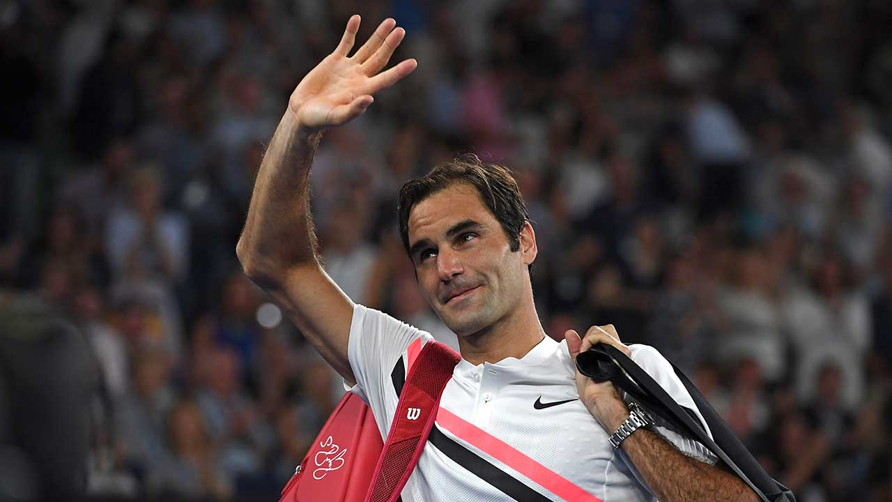 Federer reaches record 7th Aussie Open final after Chung retires