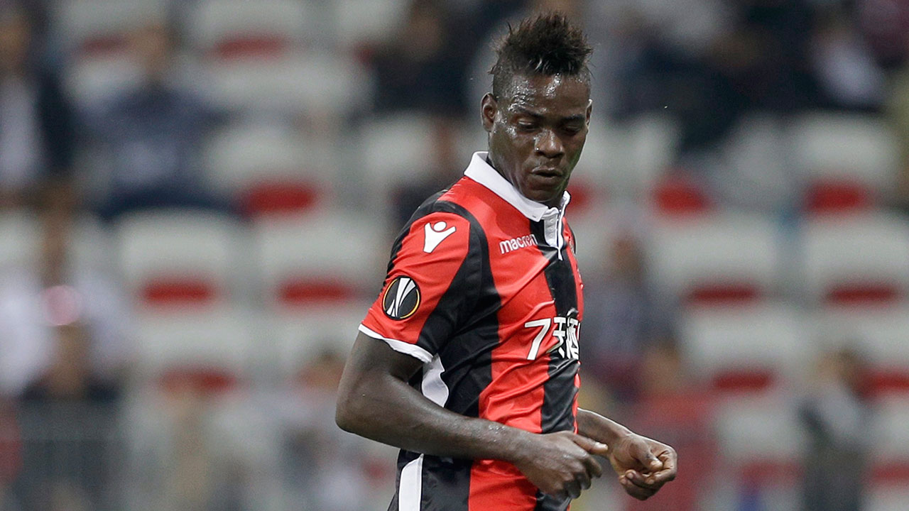 Nice says Mario Balotelli booked for reacting to racist abuse