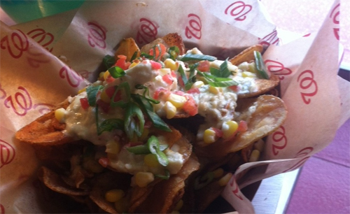 Crab nachos.