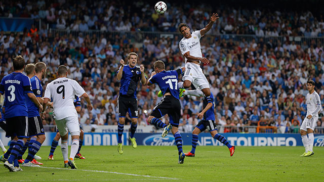 Real Madrid vs. FC Copenhagen – The group stage wrapped up for Real with a 2-0 shutout of FC Copenhagen. Madrid topped Group B with a 5-1-0 record, good for 16 points.
