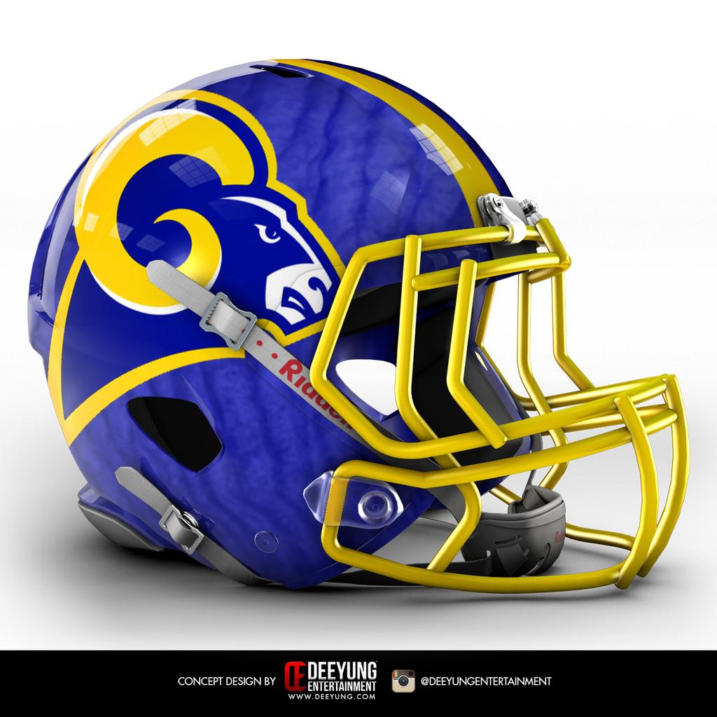 Stadium on X: ICYMI: Check out these sweet @nfl concept helmets from  artist @deeyung! MORE:   / X