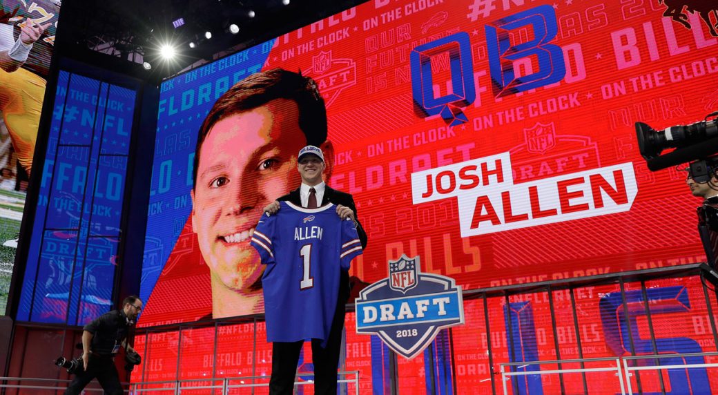 josh allen jersey red