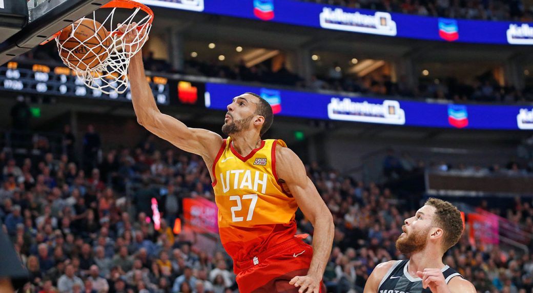 Image result for rudy gobert dunk